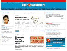 Tablet Screenshot of gospodarnosc.pl